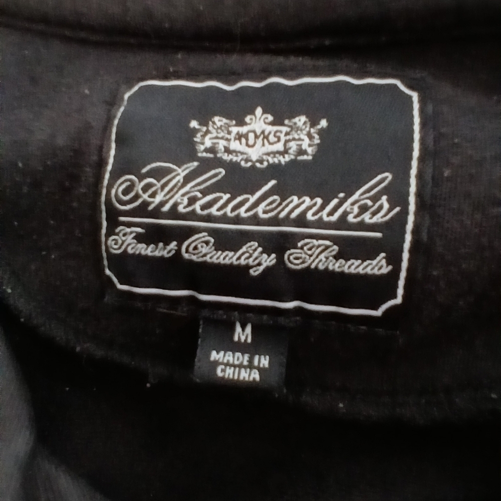 Akademiks Black Y2K Streetwear Jacket Men's Size Medium - Picture 6 of 8